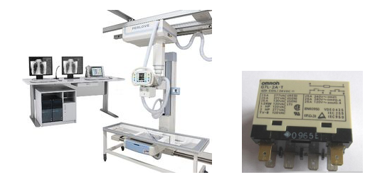 大功率繼電器在DXR射線成像機里的應用